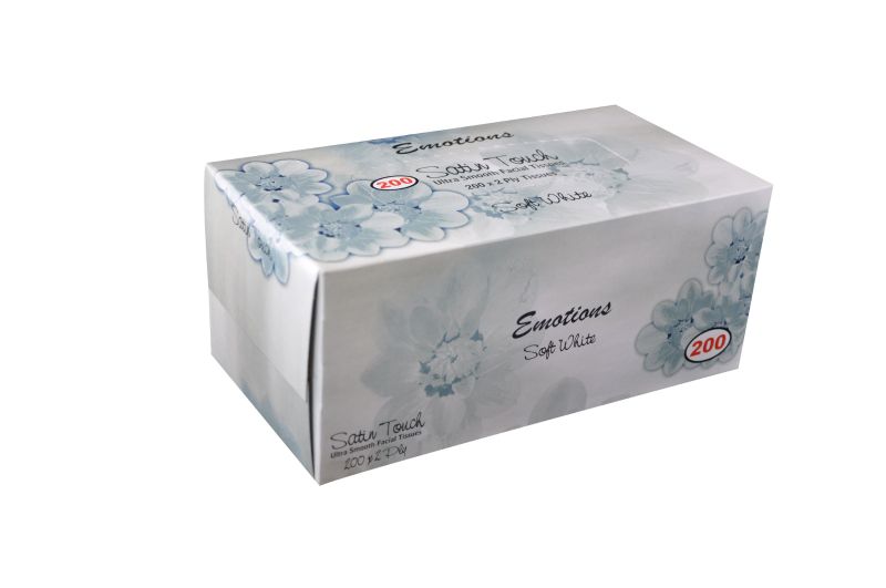 Satin Touch Emotions Luxury 20 x 2-Ply Facial Tissue 200