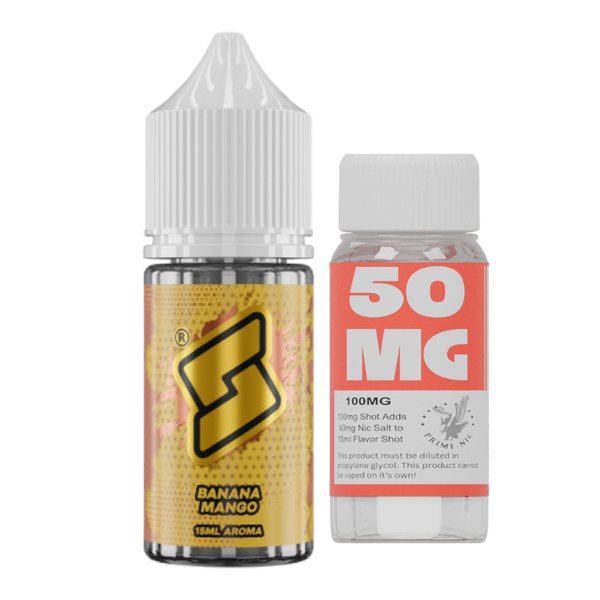 Bard x Wiener Vape Banana Mango 50mg 30ml Longfill Kit