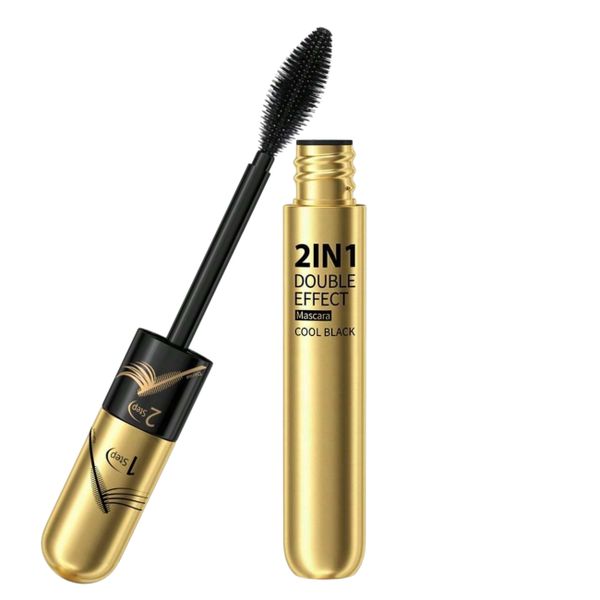 Cool 2-in-1 Waterproof Tubing Mascara - Volume &amp; Length
