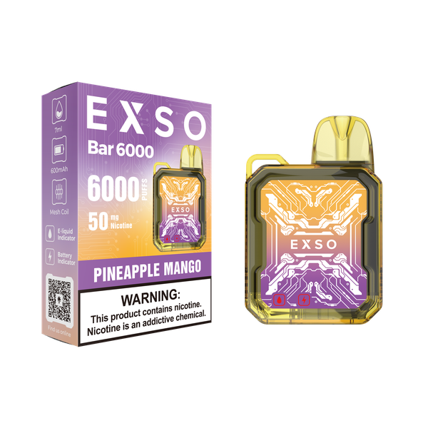 Exso Bar 6000 Pineapple Mango