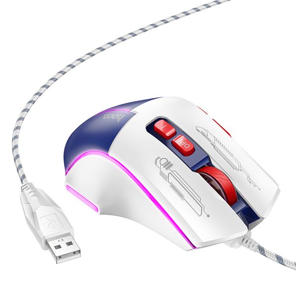 RGB Wired Gaming Mouse -3600DPI Ergonomic USB Plug &amp; Play-HOCO GM31