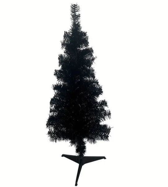 Winter Wonderland Black Christmas Tree