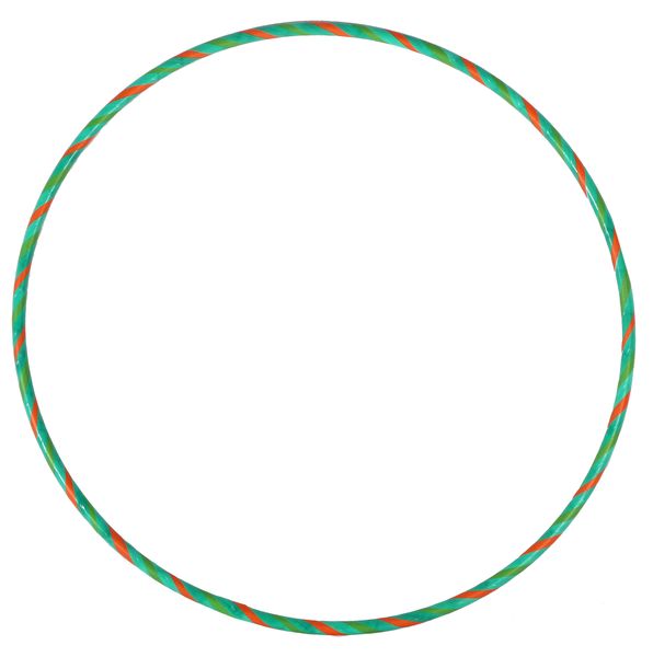 Hula Hoop Number 36 - Teal &amp; red - 90cm