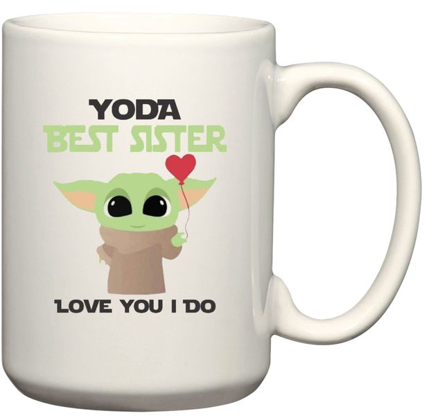 Yoda Best Sister Love You I Do Gift Coffee Mug