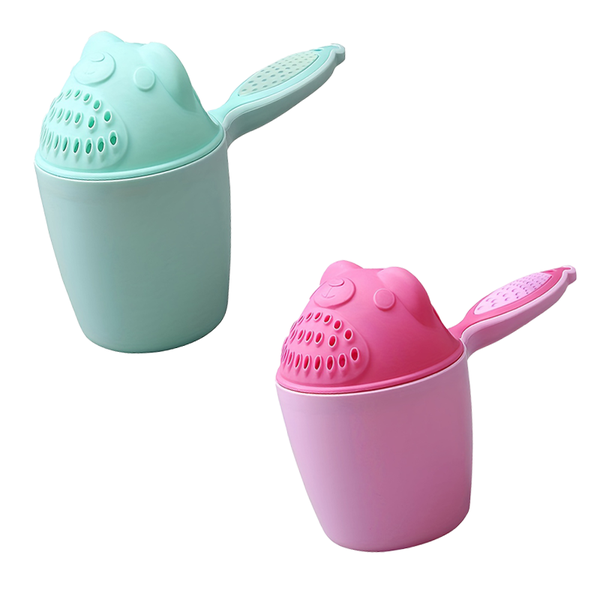 2 Pieces Baby Shampoo Rinse Cup Bath Shower Outlet Design