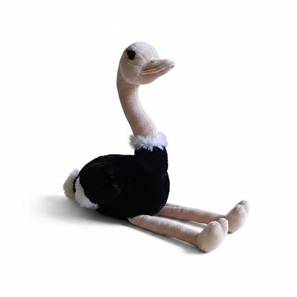 Soft Plush Ostrich Toy - 30 cm Cuddly Stuffed Animal for Kids
