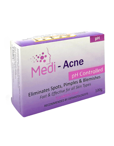 Medi-Acne Cleansing Soap (Eliminate Spots, Pimples &amp; Blemishes) - 6 Pack