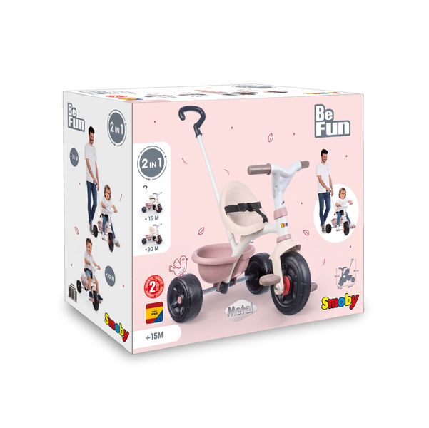 Smoby Be Fun Tricycle Pink