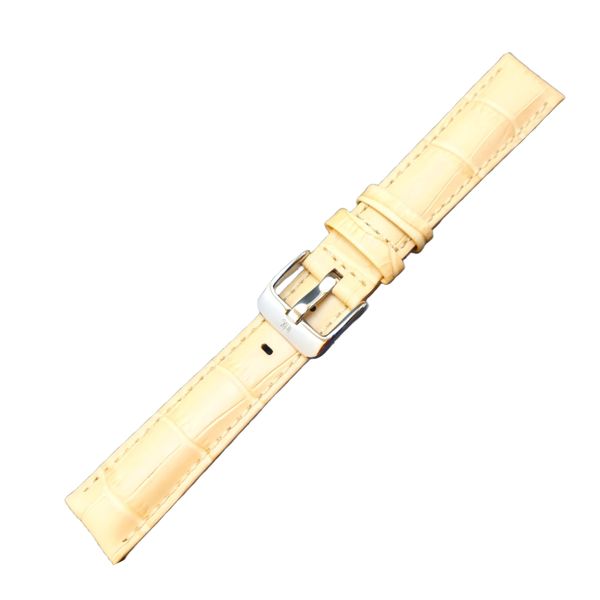 Genuine Leather Watch Strap Croco Pattern 18mm