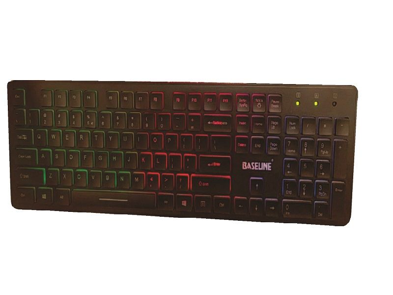 BASELINE Rainbow Illuminated Chocolate Keyboard ( BL-CBK401)