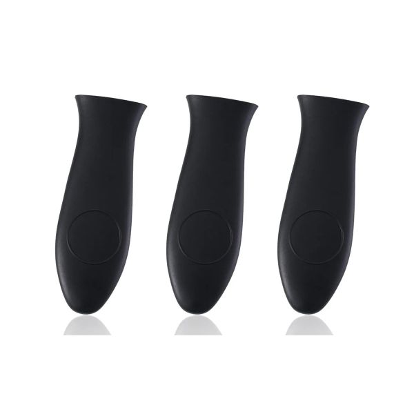 QKTNIUBI Black Silicone Pot Handle Cover