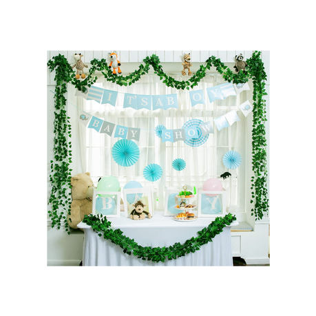 12 Strands Artificial Leaves Plants Vine Hanging Garland Wall Decor, Shop  Today. Get it Tomorrow!