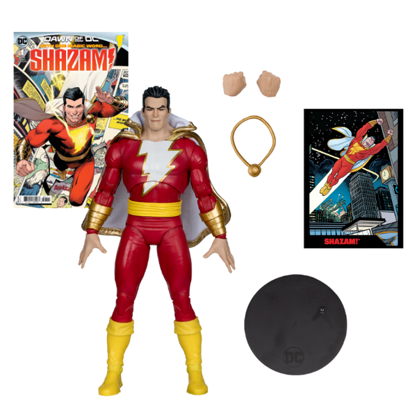 Shazam WV7 DC Direct 7IN Figure With Comic