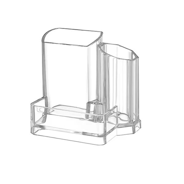Clear Acrylic Cosmetic Organizer Tabletop Holder for Comb Lipsticks Brushes