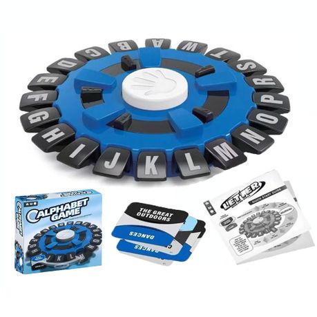 Letter Word Board Game Family Fast-Paced 24-Letter Card Word Party Game Image