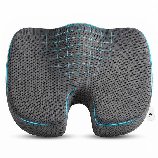 Topika Seating Pillow Orthopaedic Cushion Seat Pillow,Memory Foam Chair Pad