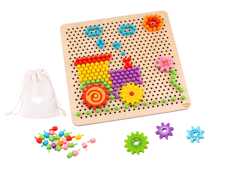 Tooky Toy - Wooden Pattern Pegs - Big