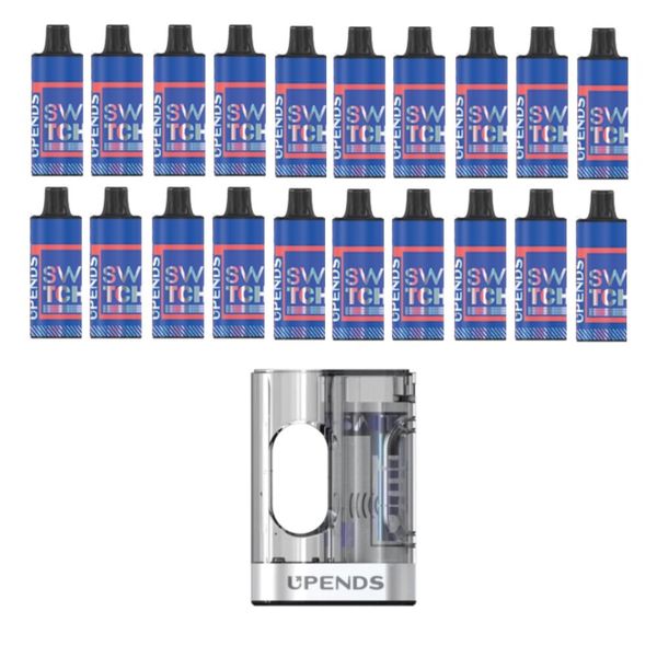 Upends Switch Disposable Vape Pods 50mg + Battery - Blueberry Cherry Cran - 20