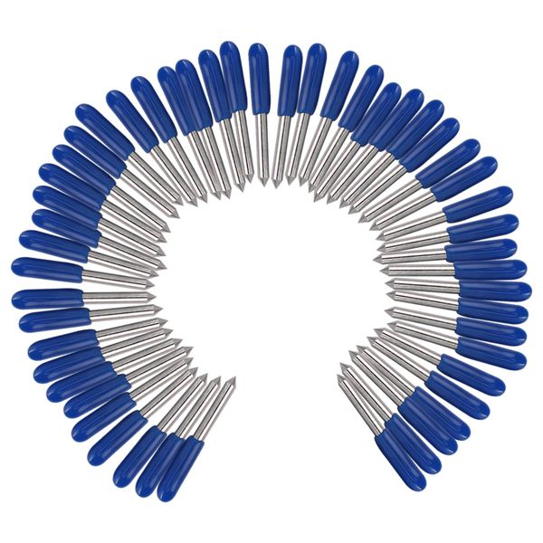 50 Pcs Cut Blades for Cricut Explore Air 2 60 Degree Compatible with None