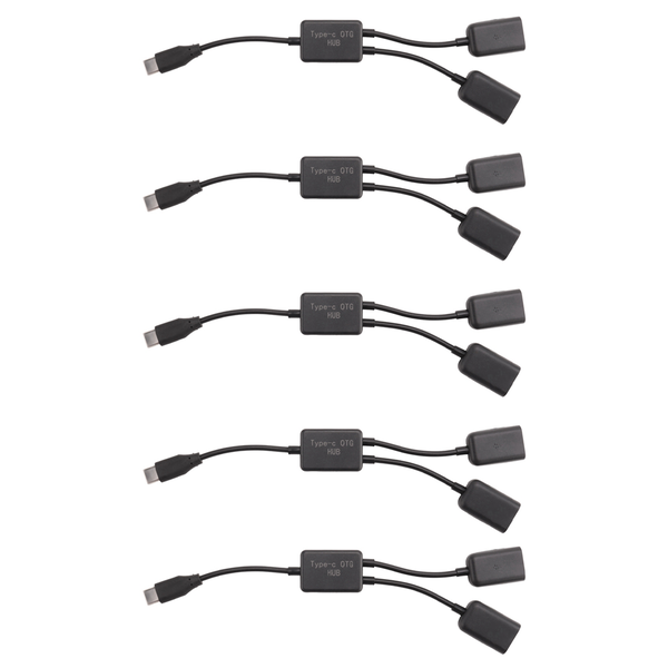 Type C Otg Usb 2 0 Female Otg Charge 2 Port Hub Cable Y Splitter