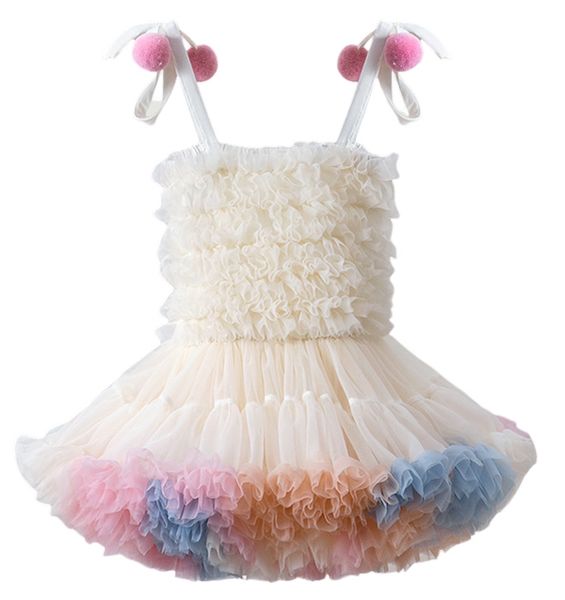 Cupcake Party Dress In Rose Pink