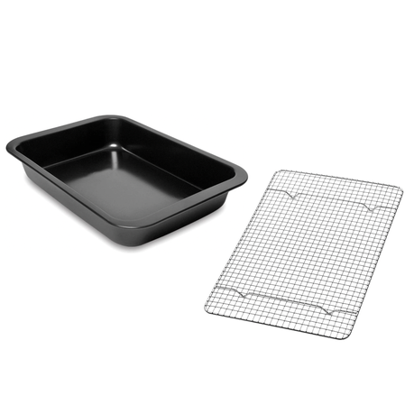 Non-Stick Oven / Baking Pan + Cooling Rack | Shop Today. Get it Tomorrow! | takealot.com