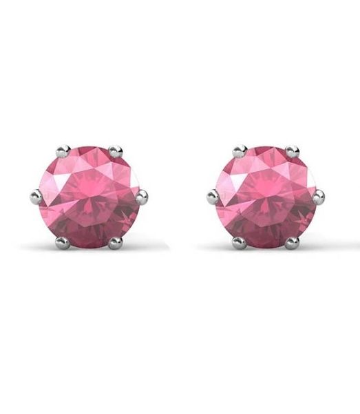 Crystalize 925 Silver October Birthstone Earrings with Swarovski Crystals