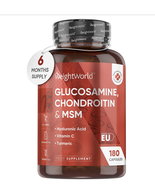 Glucosamine, Chondroitin &amp; MSM Complex Caps -Bone,Cartilage &amp; Joint Support