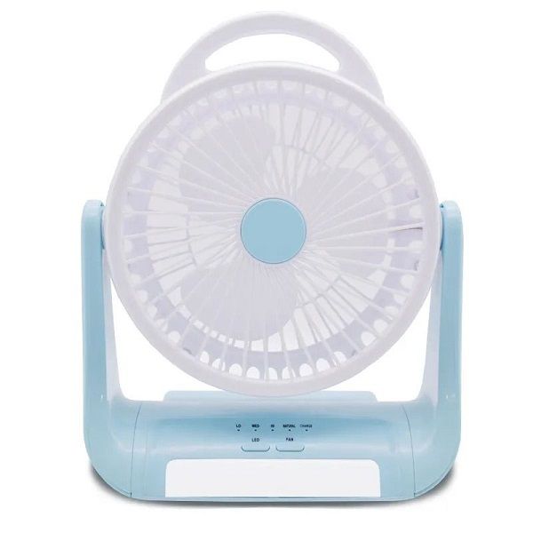 Portable Multi-Level Control Desktop LED Light Fan