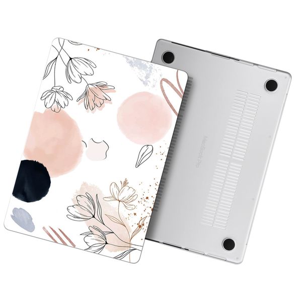 Premium Floral Printed Hard Shell Case for 14" M1 MacBook Pro