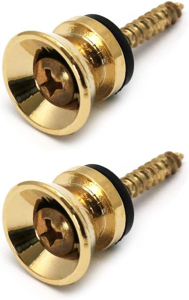 Gold Guitar Strap Pins Universal Size For all Guitars