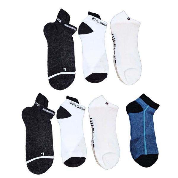 7 Pairs| Low Cut Everyday Socks Pack - Breathable Comfort Ankle Socks