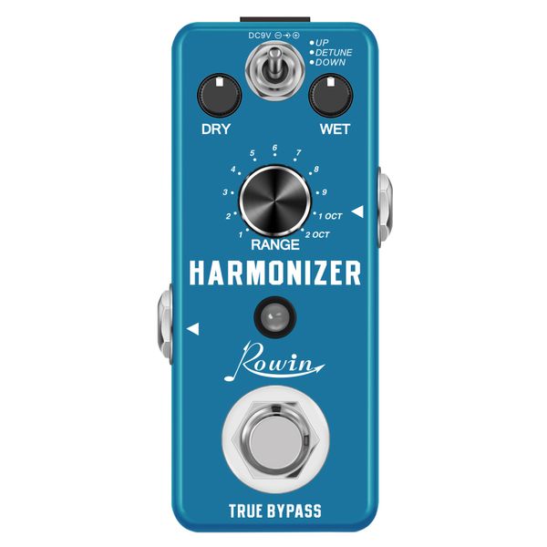 Rowin Lef-3807 Guitar Harmonizer Pedal Digital Pitch Effect Pedals
