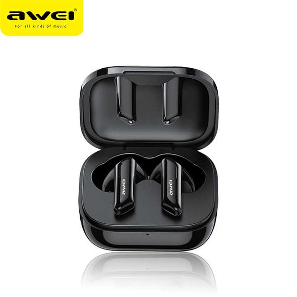 Awei T 36 Bluetooth TRUE Sports Earbud Touch Control With Charging Case