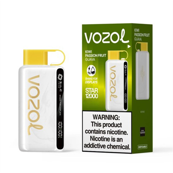 Vozol Star 12000 Puffs Disposable Vape - Kiwi Passion Fruit Guava