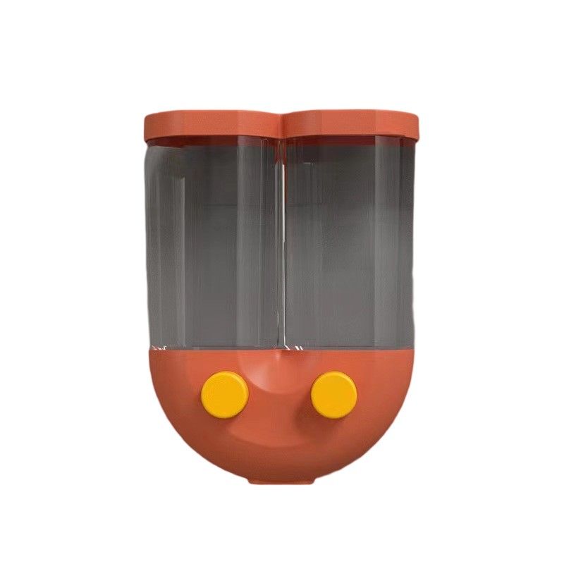 Wallmounted Grain Storage Box Compartmentalized Grain Storage