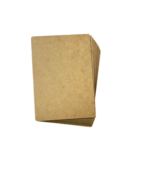 Wow We - MDF / Supawood | A5 Boards 3mm (14.8cm x 21cm) | Set of 9