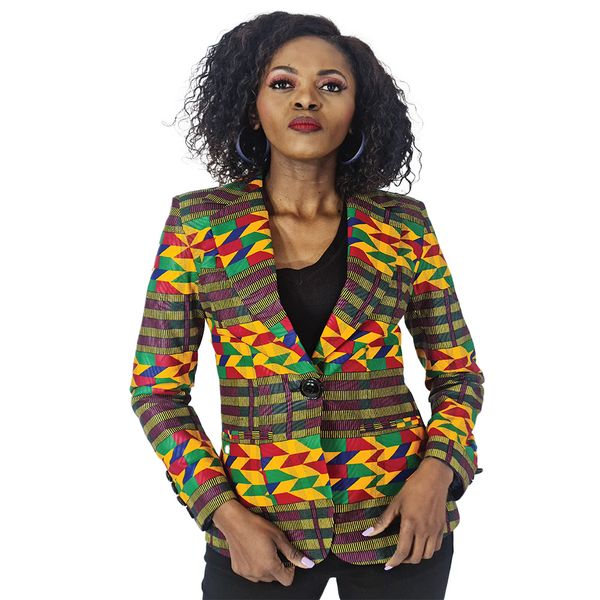 Africa Fashion House Passa Kente Blazer