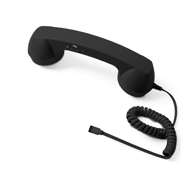 Retro Telephone Handset Receivers Headphones, USB-C with Answer Button