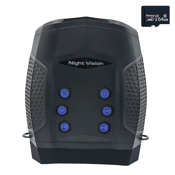 Night Vision &amp; Infrared Digital 4K Binoculars with 64GB SD Card