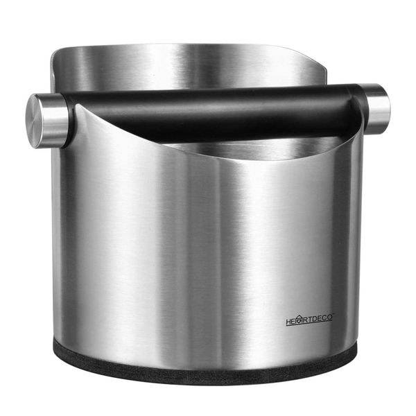 Heartdeco Stainless Steel Coffee Knock Box Bucket