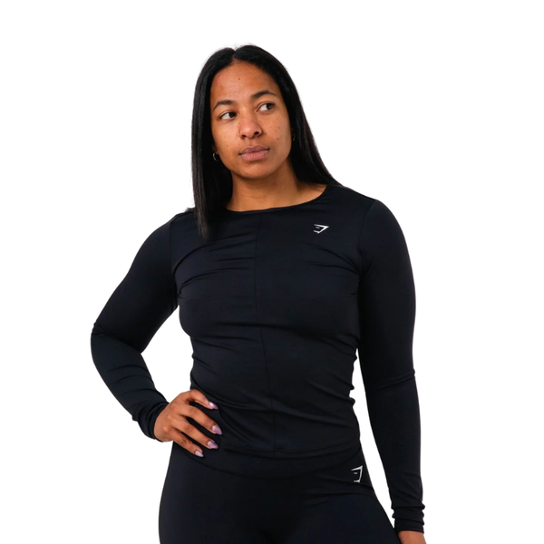 Gymshark Green Everyday Open Back Long Sleeve Top