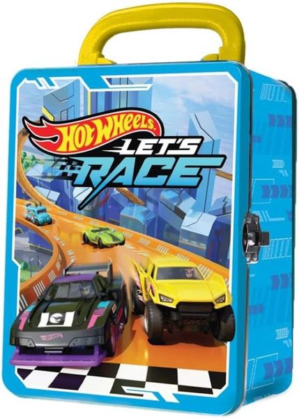 Hot Wheels Metal Car Case - Yellow Handle