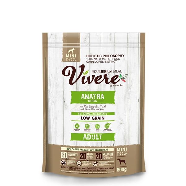 Vivere Mini Adult Duck 800g