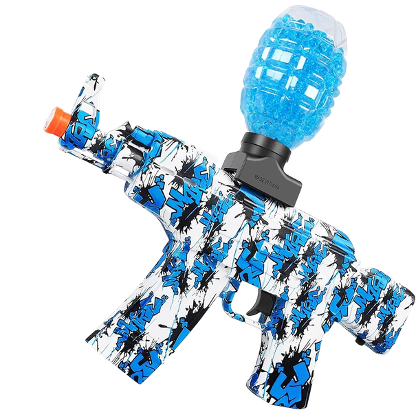 Super Sharp Shooter Water Bullet Gun with Rechargeable Batteries - Blue