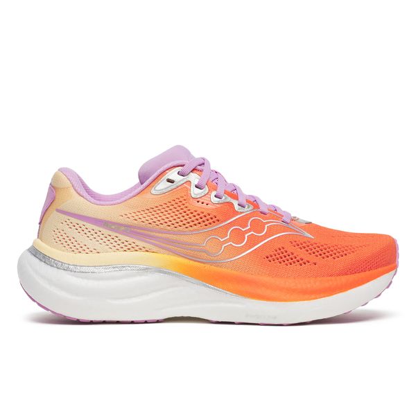 Saucony Women's Ride 19 Road Running Shoes - Fire/Orchid