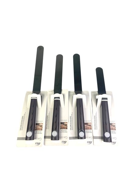 4-Piece Icing Knife Set - Stainless Steel Cake Spatulas for Decorating
