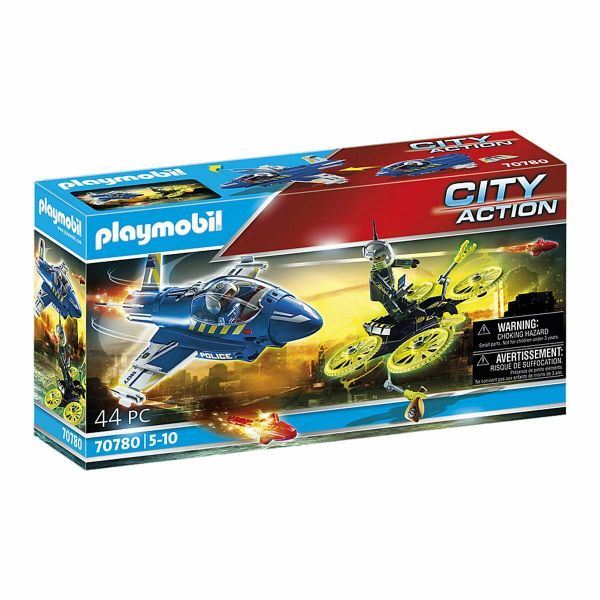 Playmobil Police Jet With Drone 70780