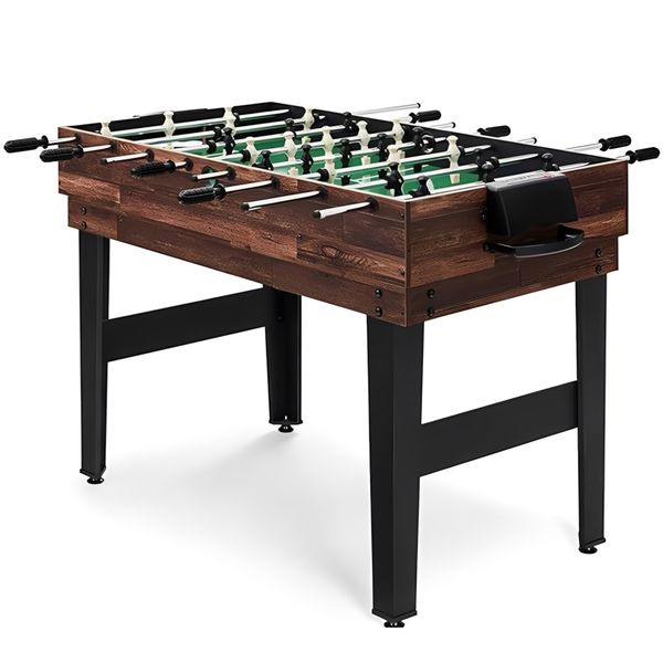 10in1 Multi Game Table, Combo Game Table Set w/Hockey,Pool Ping-Pong Brown