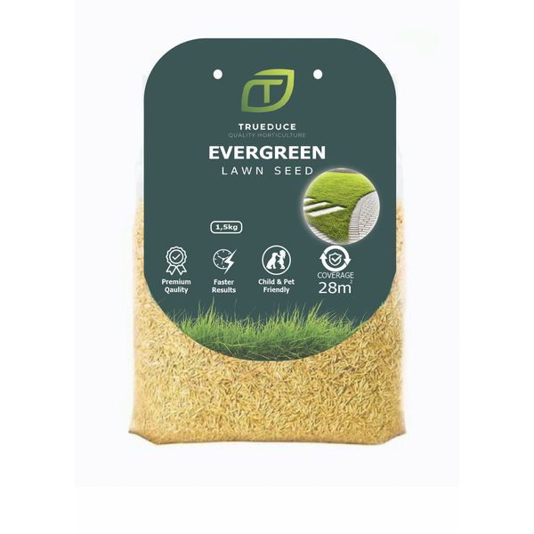 Trueduce Evergreen Lawn Seed (1.5kg)